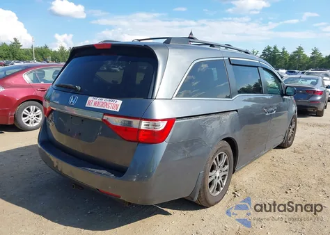 2013 Honda Odyssey Ex-L из США, поврежденный, VIN 5FNRL5H68DB023019